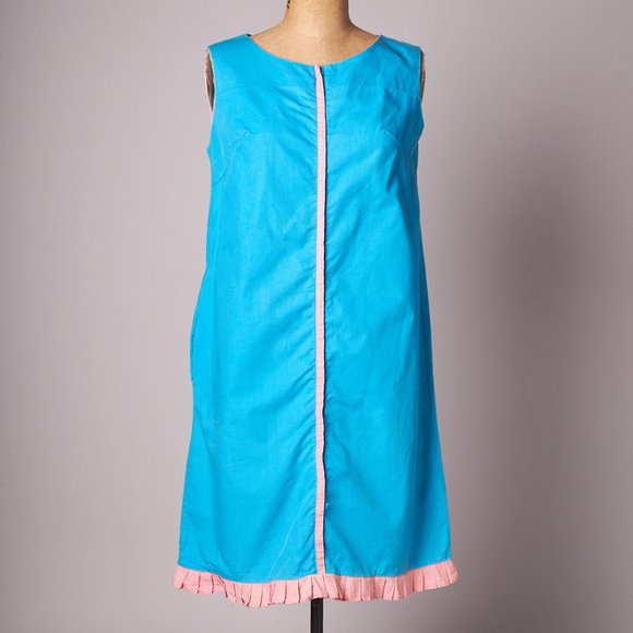 Vintage 1960s Mod Mini Shift Dress - Picture 7 of 8